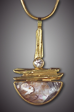 White Sapphire Pendant